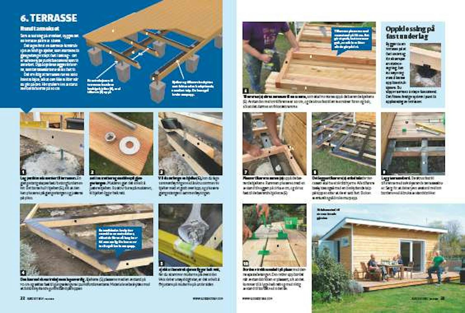 Isolert anneks med terrasse Bygge isolert anneks med terrasse